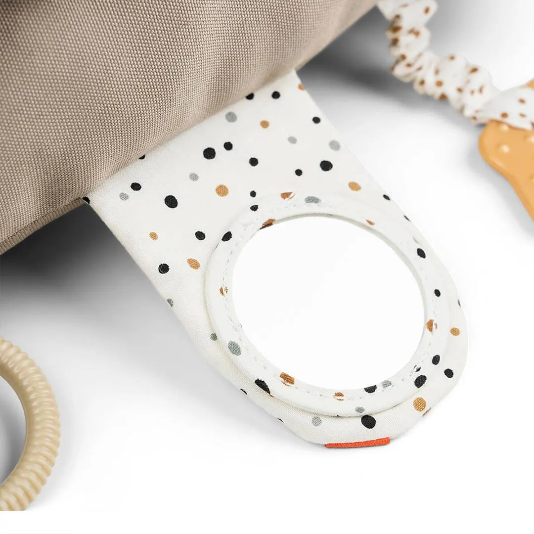 Done by Deer Tummy Time Activity Toy - Croco - Sand