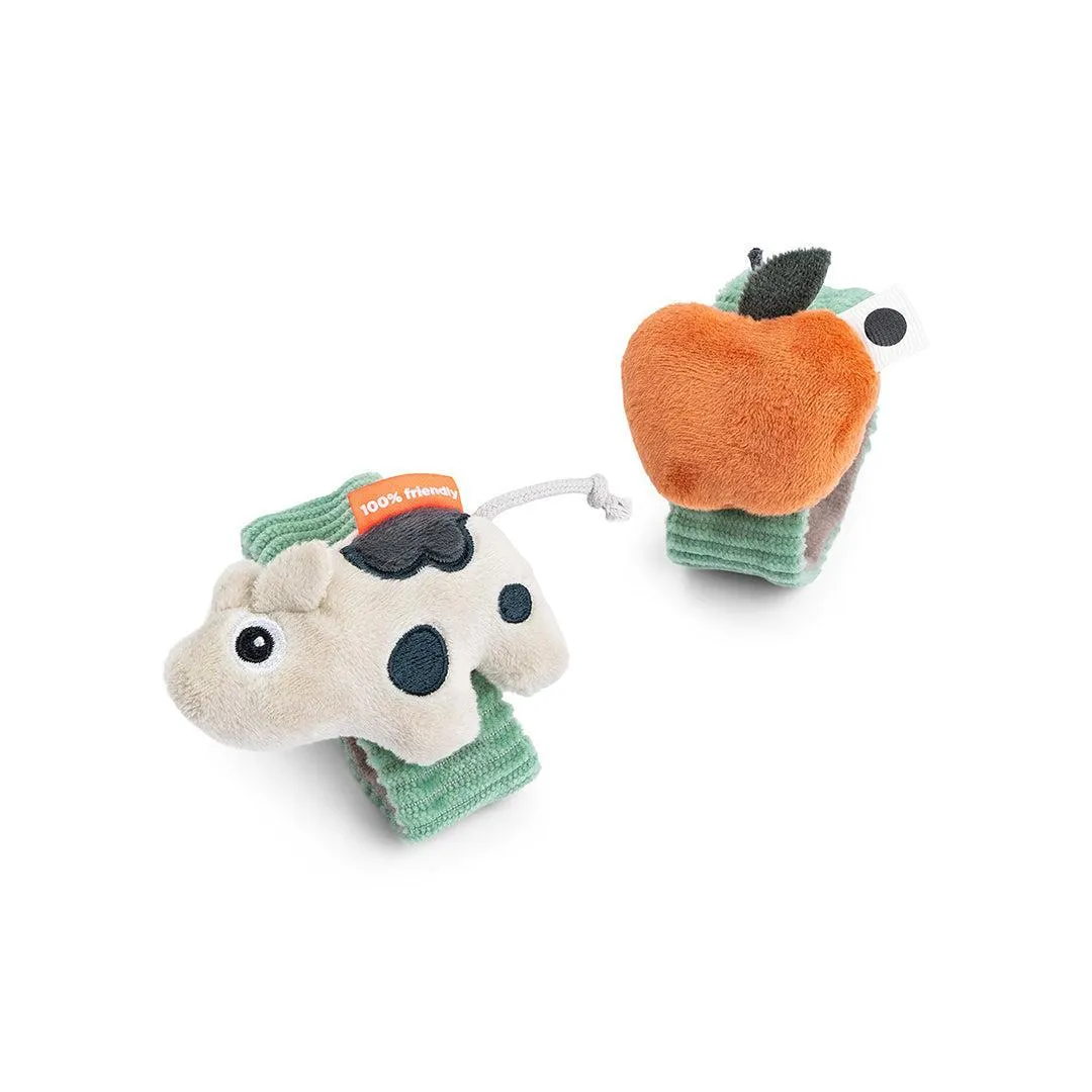 Done By Deer Wrist Rattle Set 2 - Dotti Green