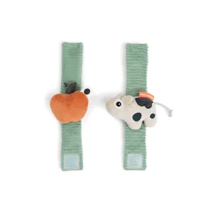 Done By Deer Wrist Rattle Set 2 - Dotti Green
