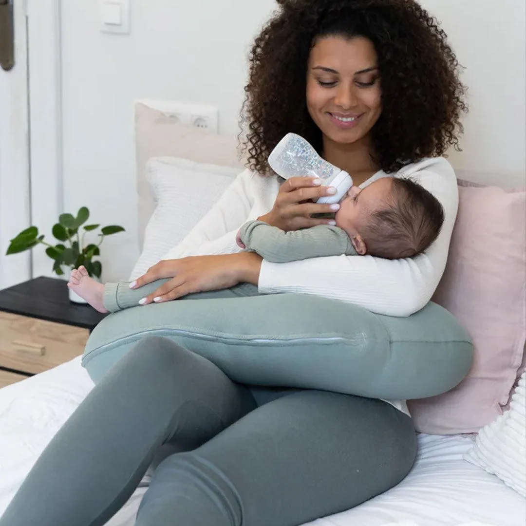 Doomoo Softy Muslin Nursing Pillow - Jersey Green