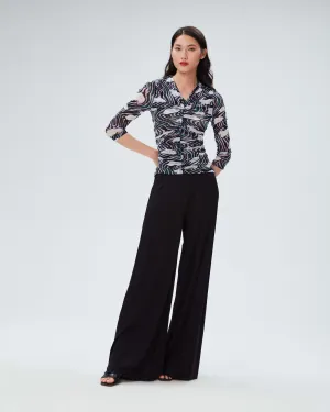 DVFJULIE 3/4 TOPOCEAN TIDE ORCHID