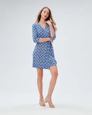 DVFNEW JULIAN TWO DRESS DAISY GEO MED