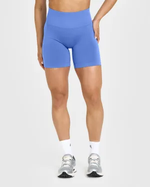Effortless Seamless Shorts | Glaucous Blue
