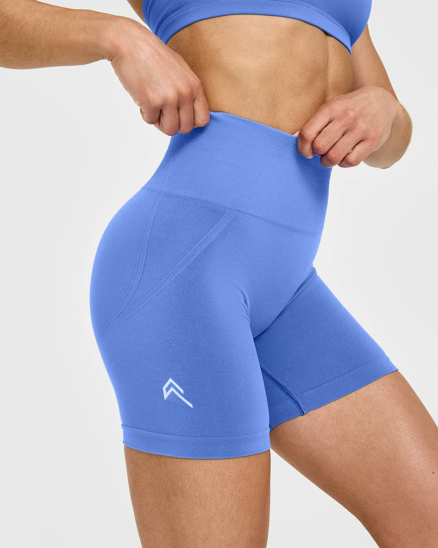 Effortless Seamless Shorts | Glaucous Blue