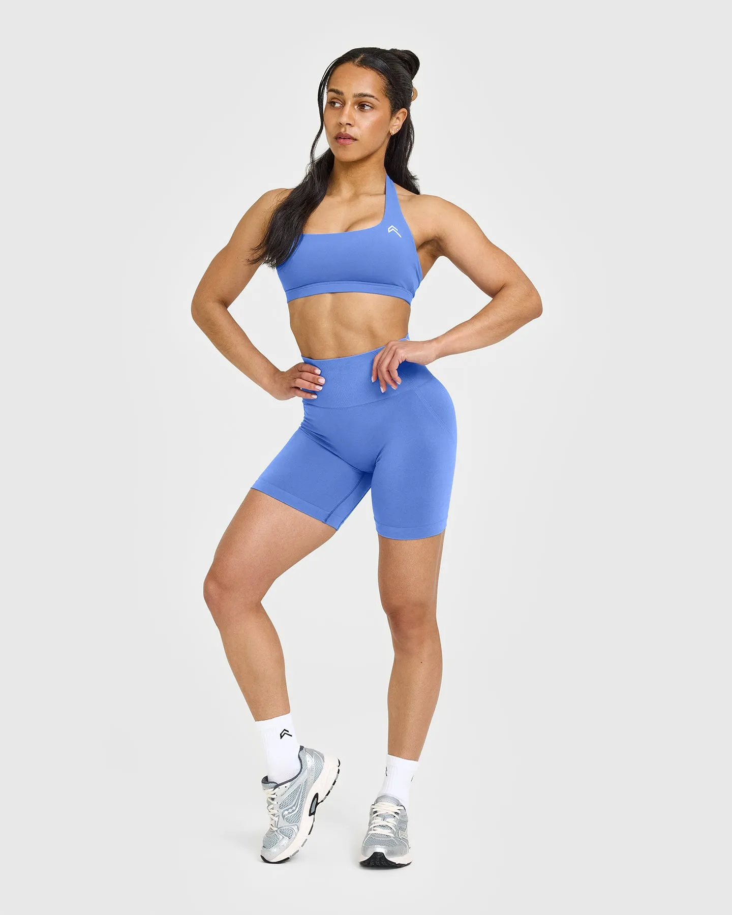 Effortless Seamless Shorts | Glaucous Blue