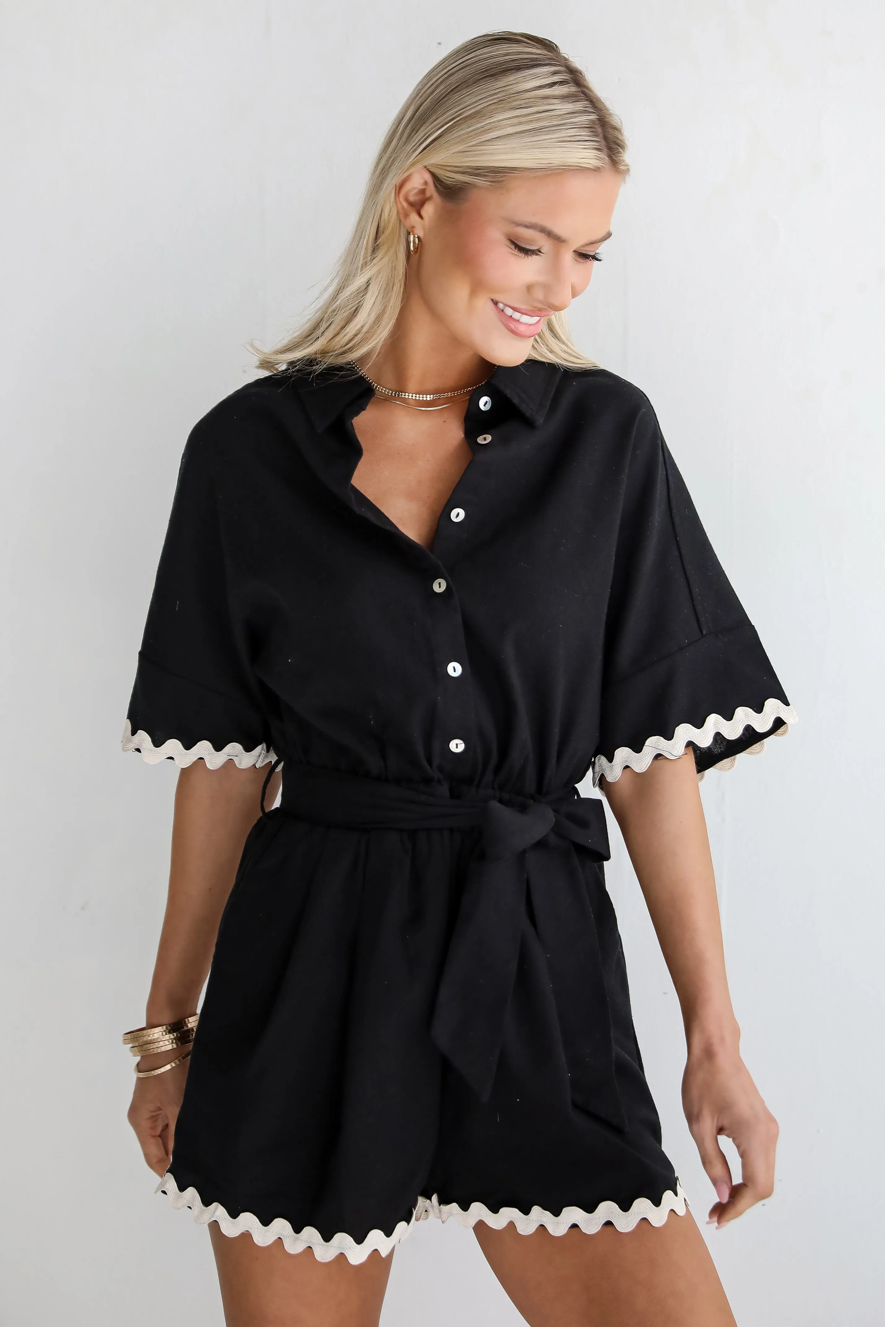 FINAL SALE - Chic Masterpiece Romper