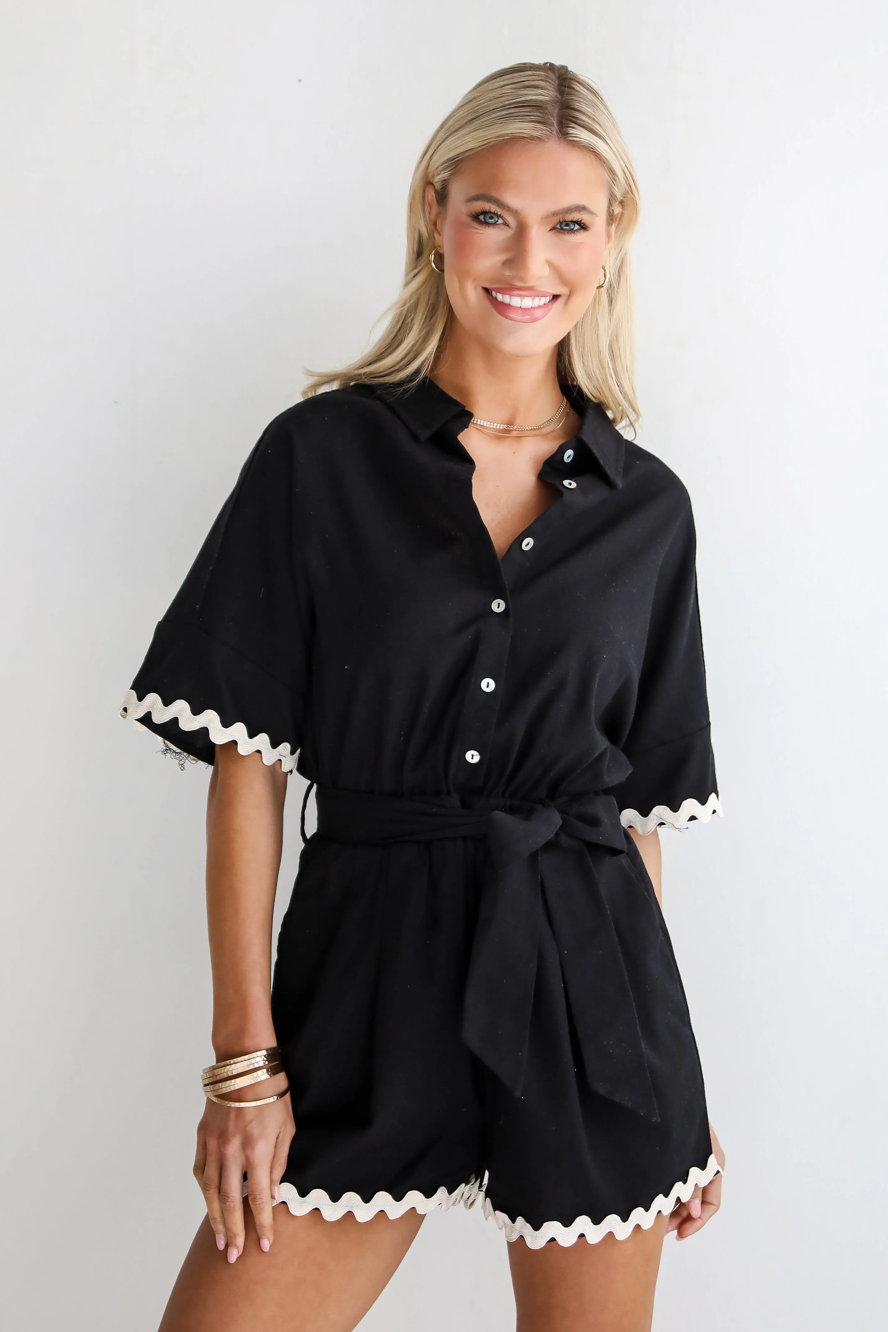 FINAL SALE - Chic Masterpiece Romper