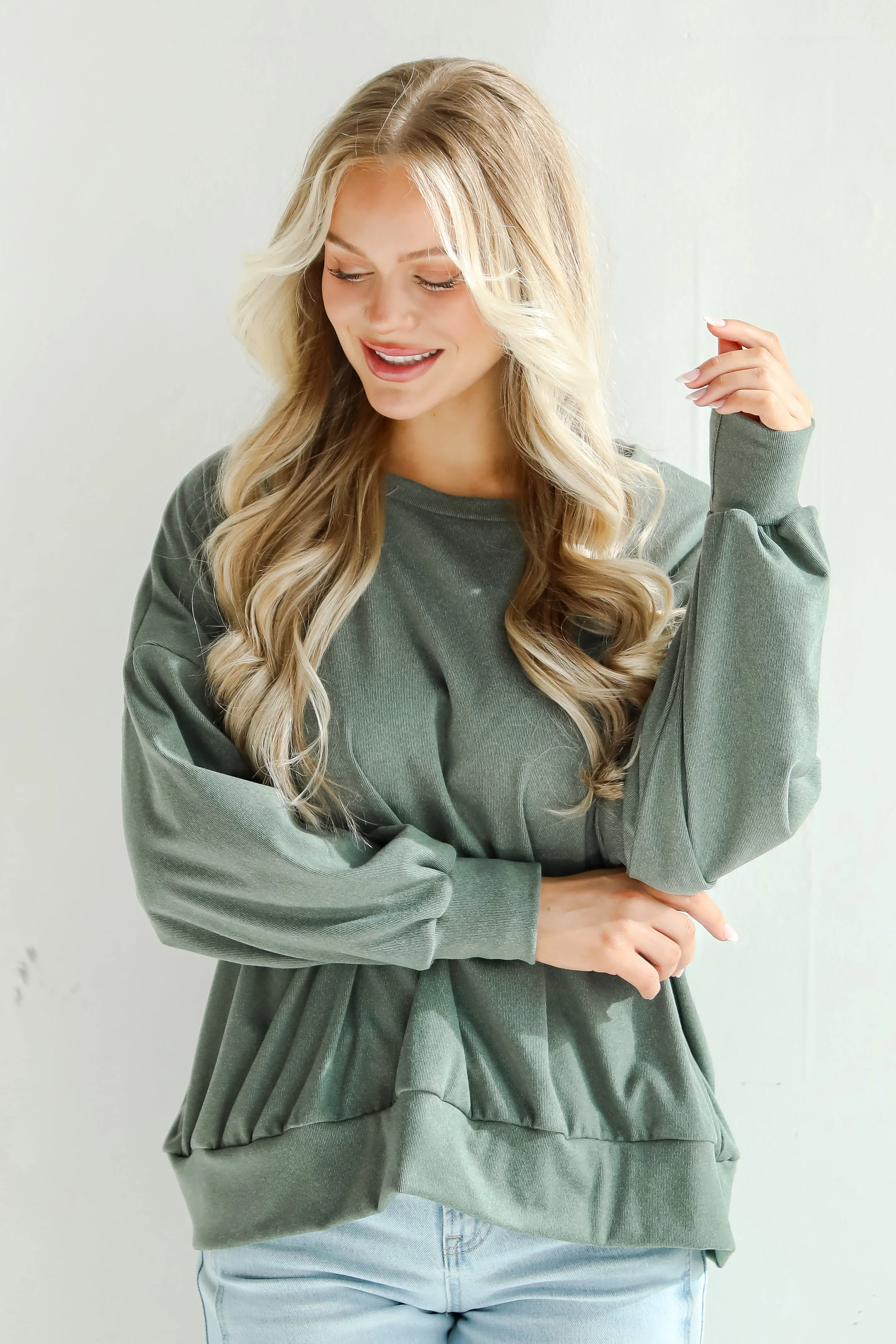FINAL SALE - Leisure Essential Oversized Pullover