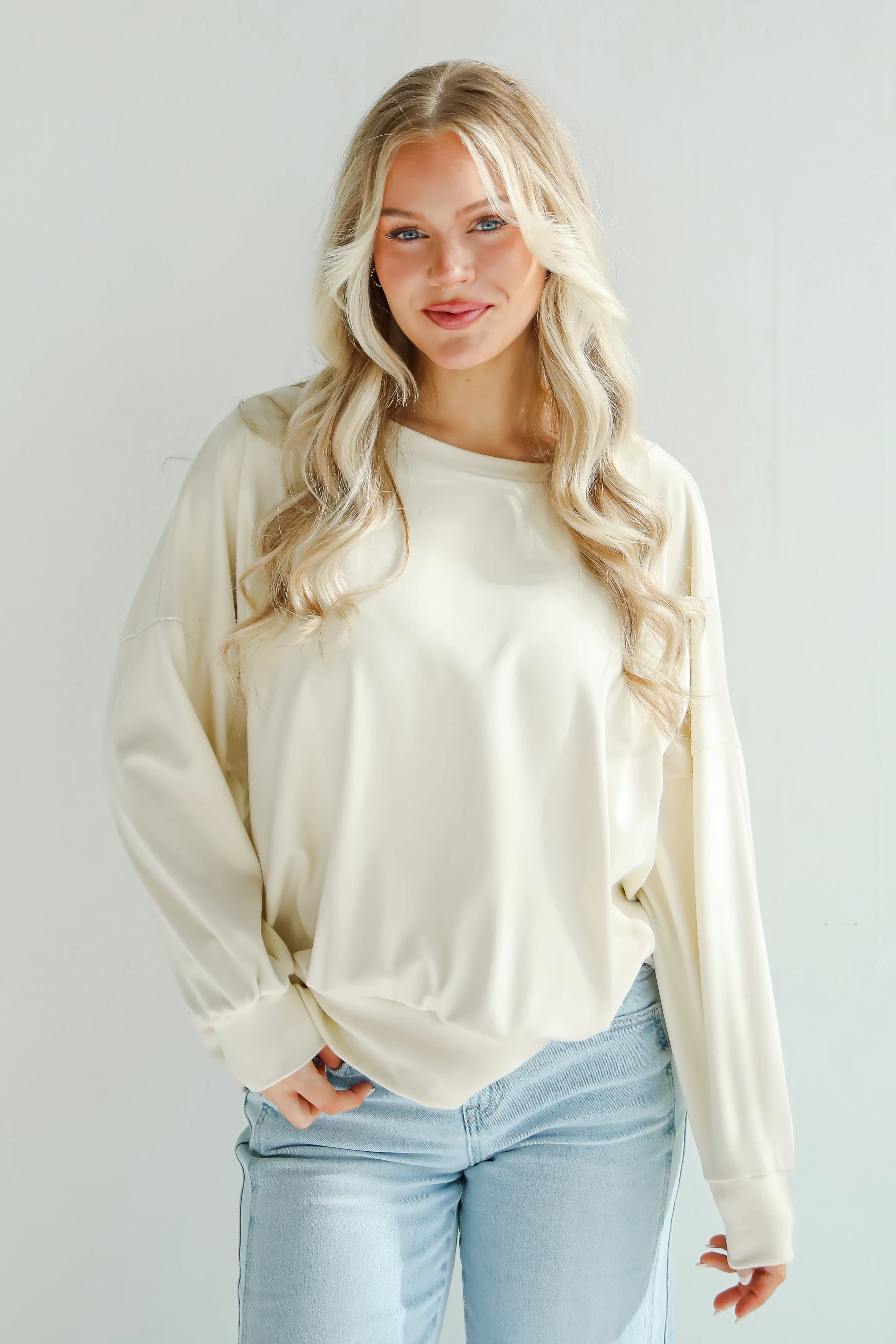 FINAL SALE - Leisure Essential Oversized Pullover