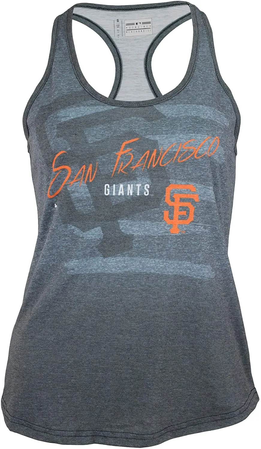 FOCO MLB Women's San Francisco Giants Heather Stripe Tank