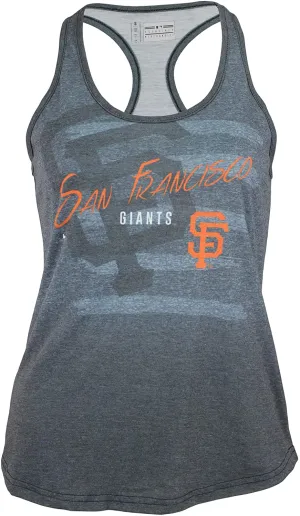 FOCO MLB Women's San Francisco Giants Heather Stripe Tank