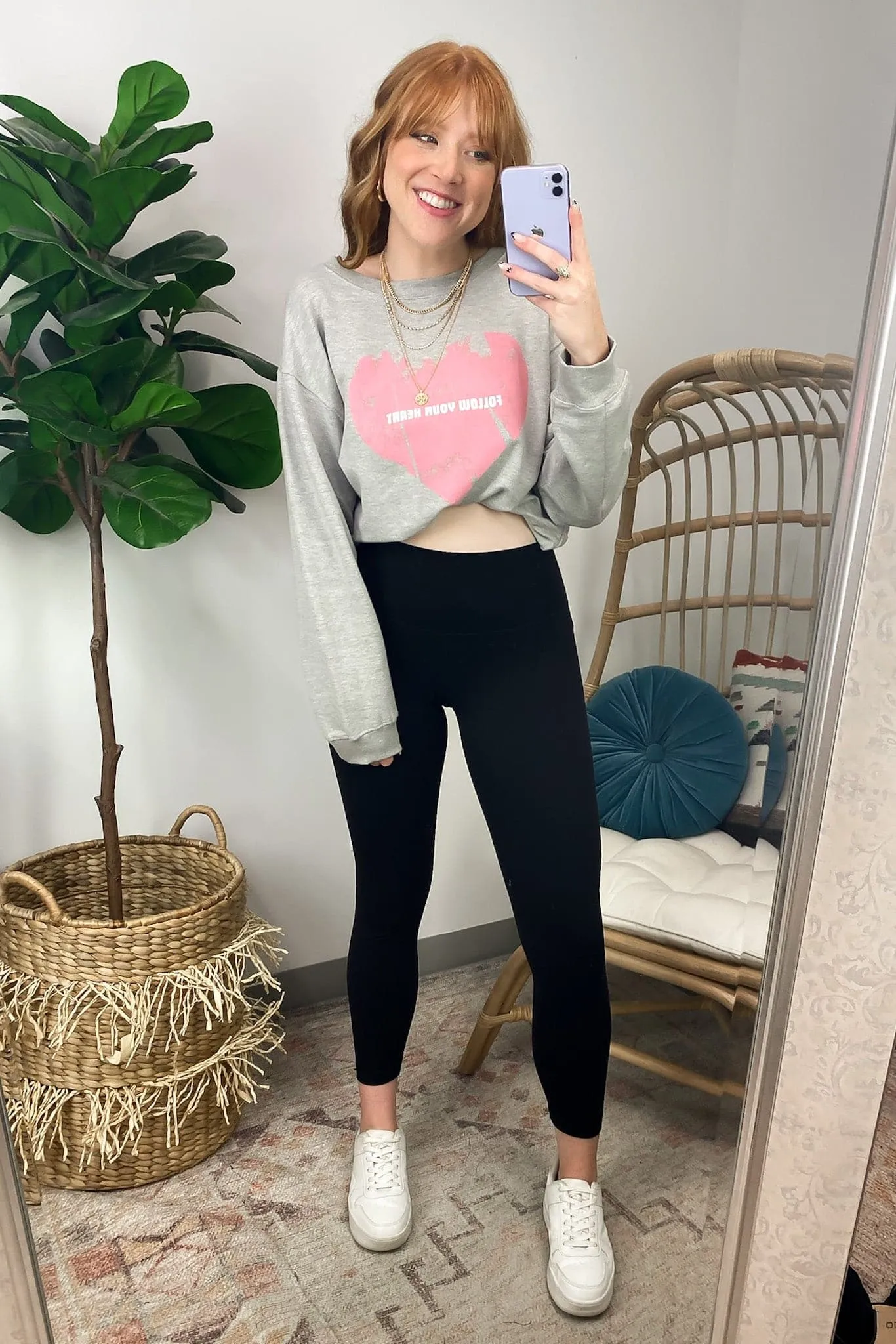 Follow Your Heart Graphic Pullover - FINAL SALE
