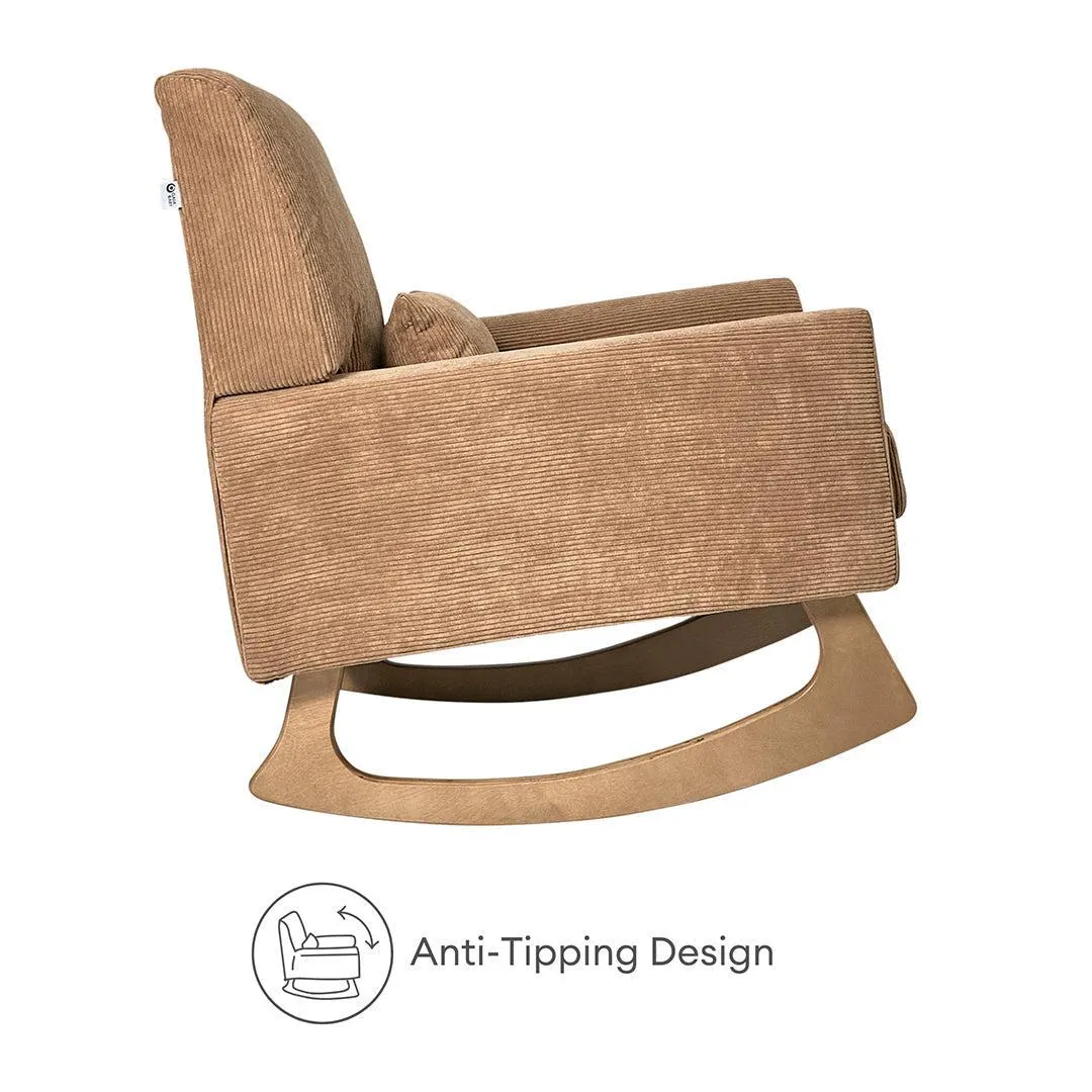 Gaia Baby Serena Rocking & Feeding Chair - Caramel Corduroy