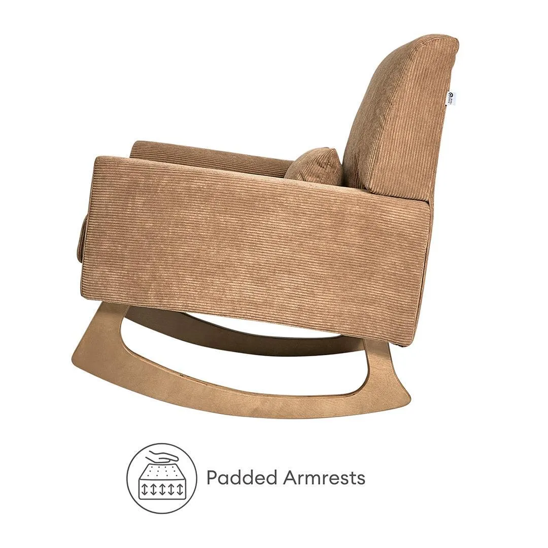 Gaia Baby Serena Rocking & Feeding Chair - Caramel Corduroy