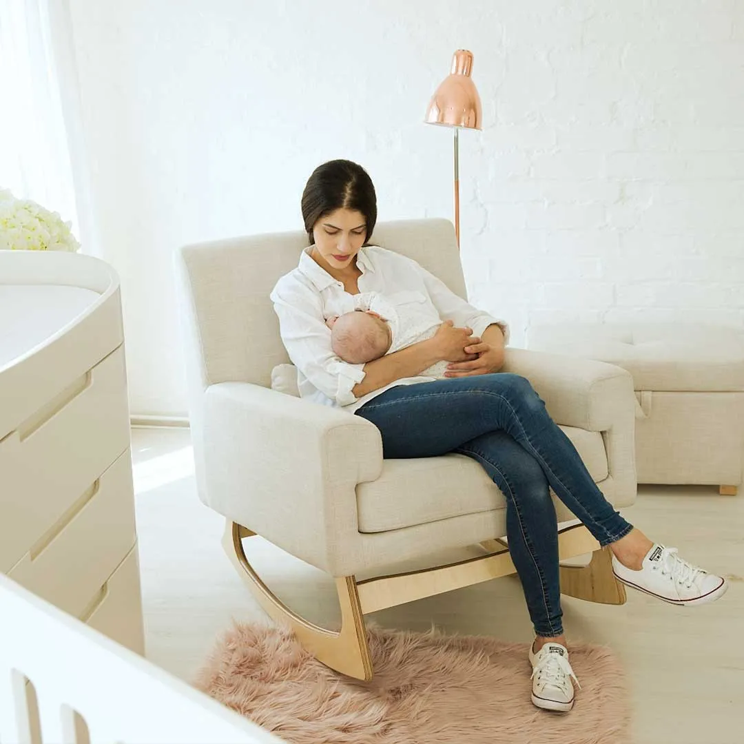 Gaia Baby Serena Rocking Chair - Dove