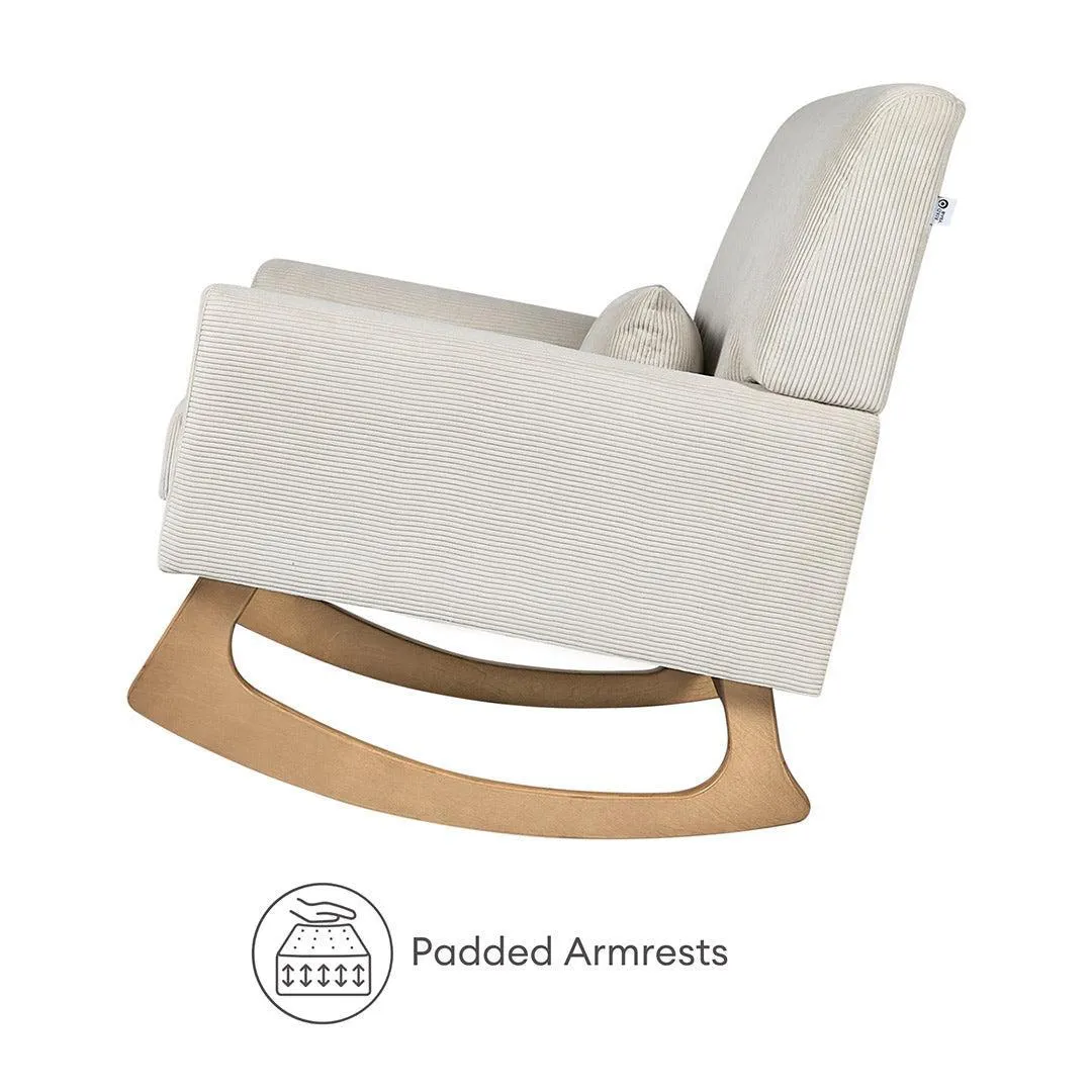 Gaia Baby Serena Rocking Feeding chair - Ecru Corduroy