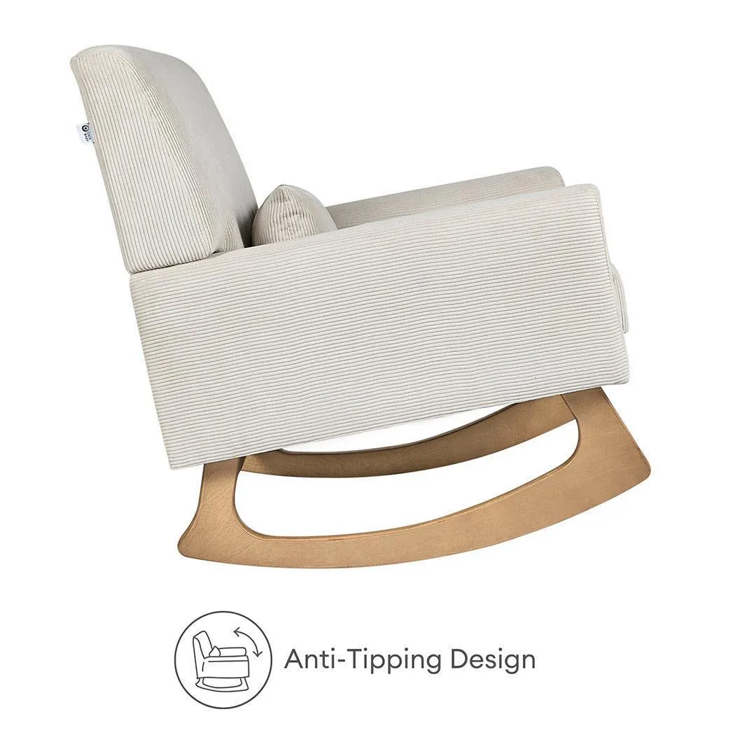 Gaia Baby Serena Rocking Feeding chair - Ecru Corduroy