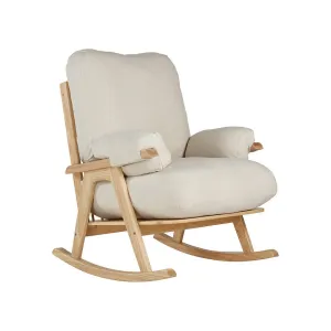 Gaia Hera Rocking Chair - Natural Oak   Barley