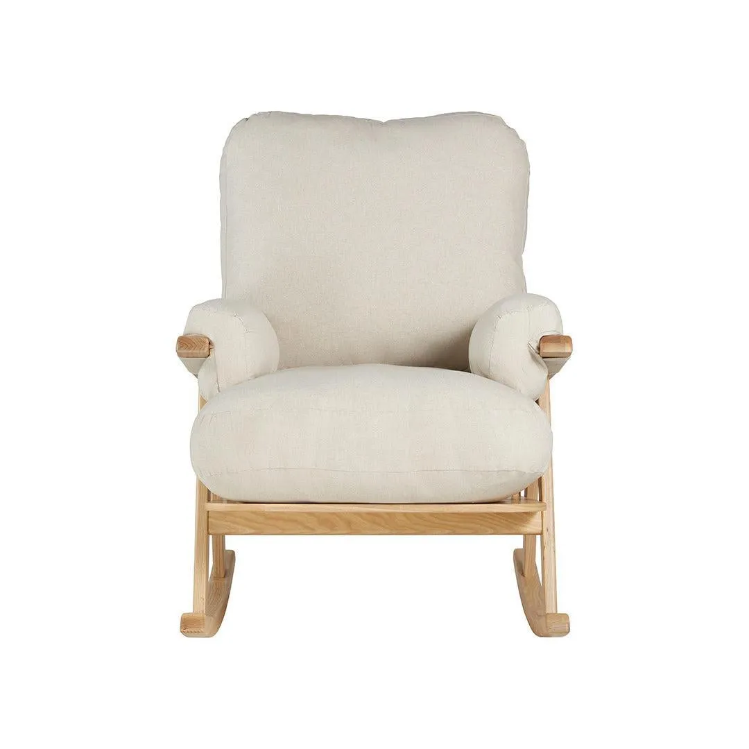 Gaia Hera Rocking Chair - Natural Oak   Barley