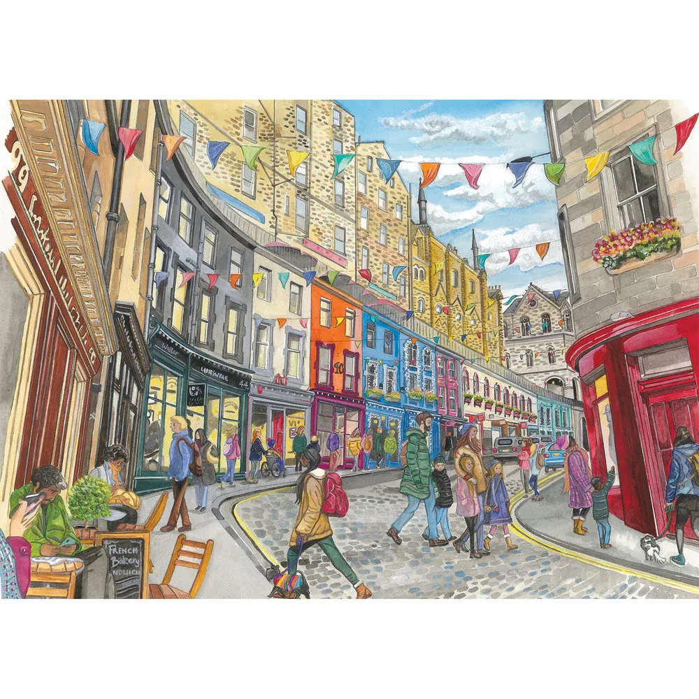 Gibsons Edinburgh 2x 500 Piece Jigsaw Puzzle