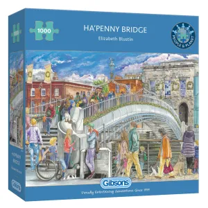 Gibsons Ha'penny Bridge 1000 Piece Jigsaw Puzzle