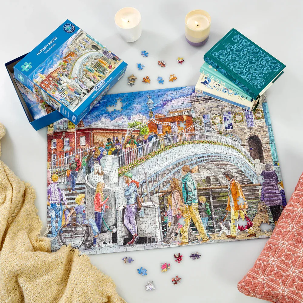Gibsons Ha'penny Bridge 1000 Piece Jigsaw Puzzle