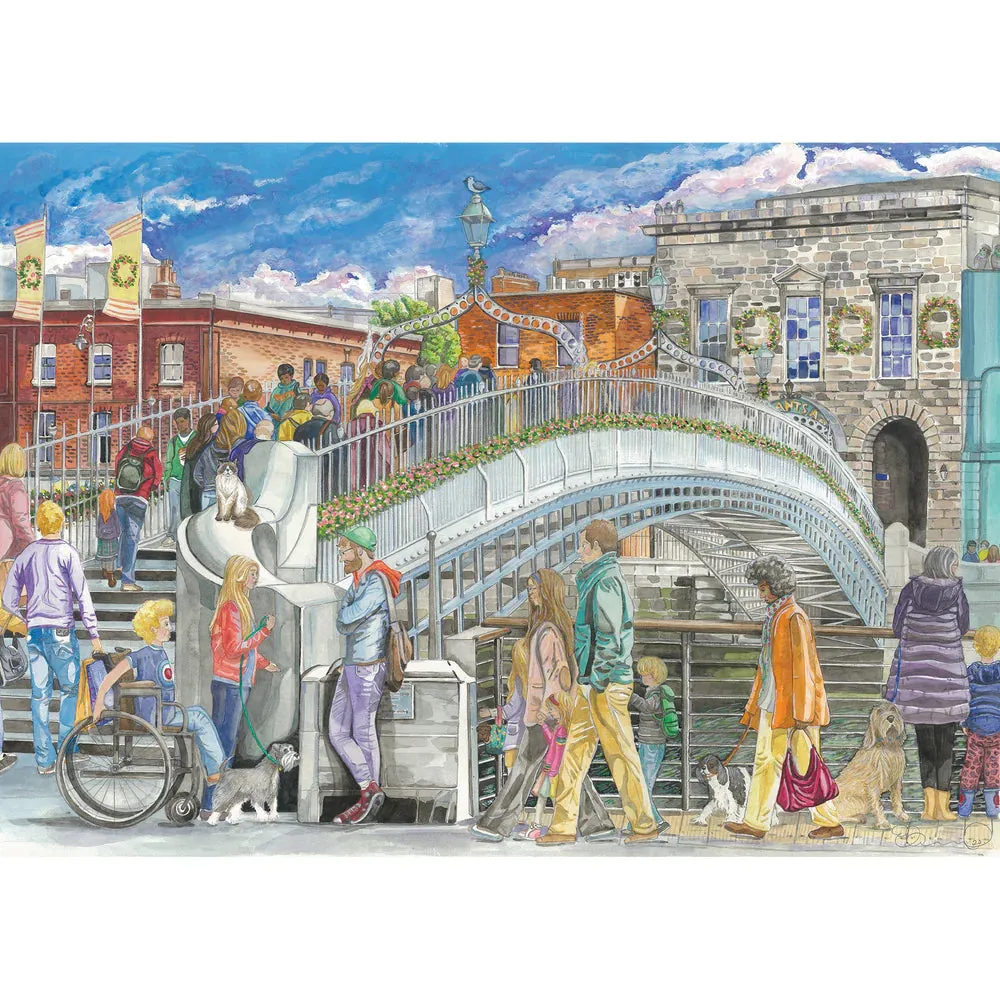 Gibsons Ha'penny Bridge 1000 Piece Jigsaw Puzzle