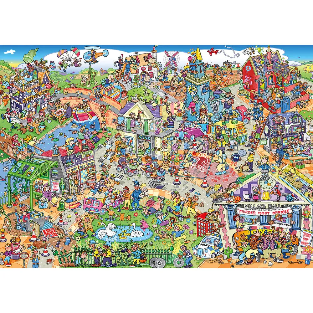 Gibsons Jokesaws Midsummer Mayhem 1000 Piece Jigsaw Puzzle