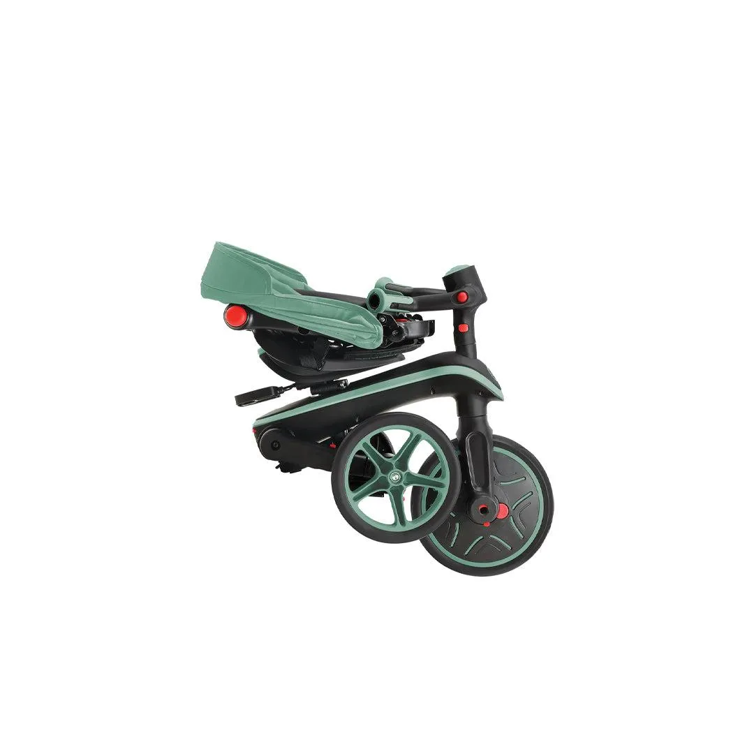Globber Explorer Trike Foldable 4 in 1 - Olive