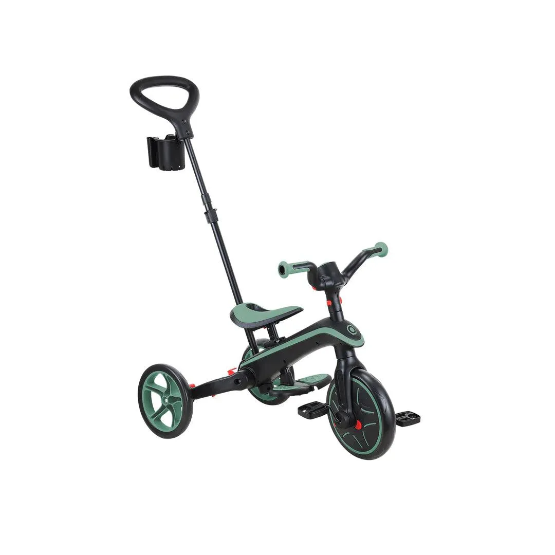 Globber Explorer Trike Foldable 4 in 1 - Olive