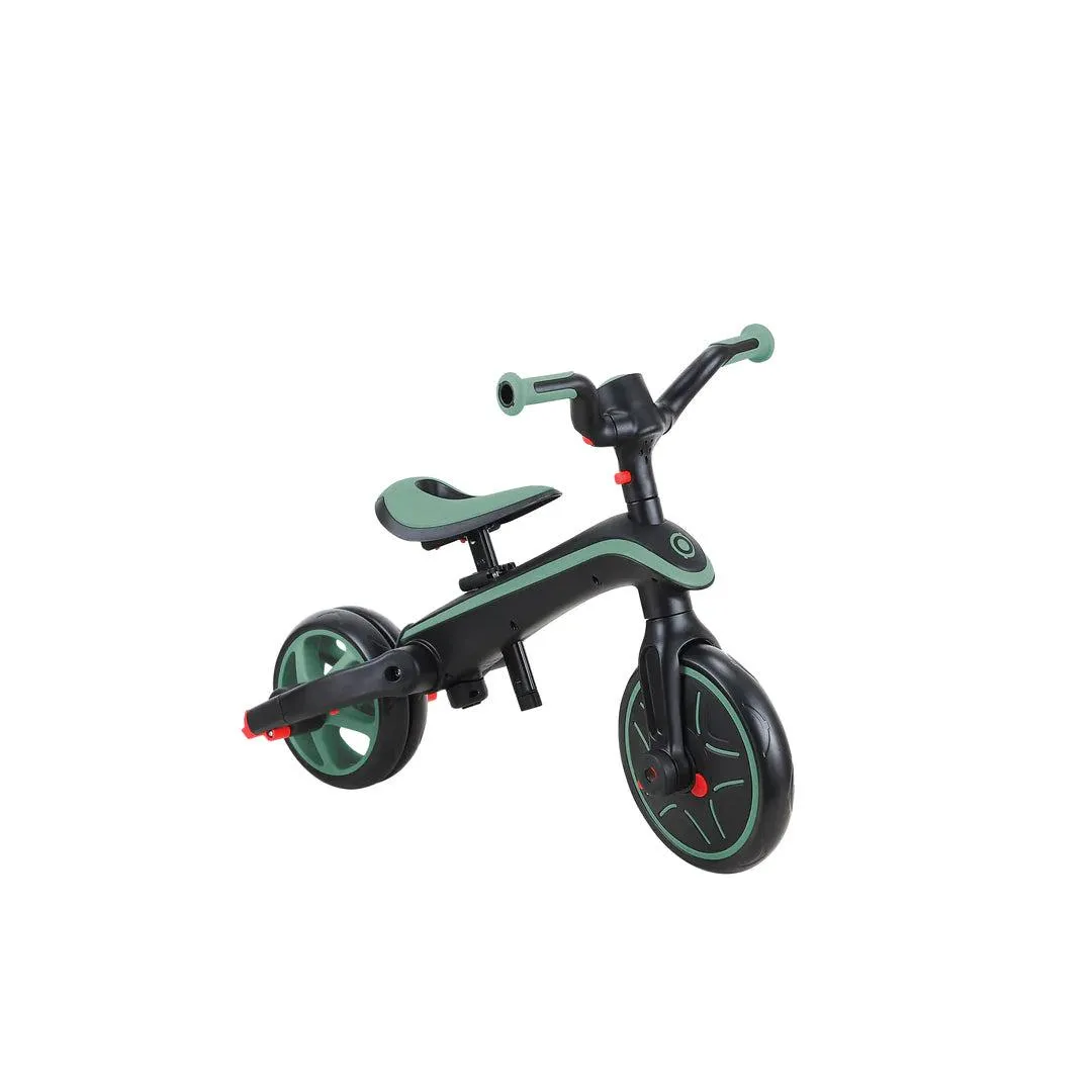 Globber Explorer Trike Foldable 4 in 1 - Olive