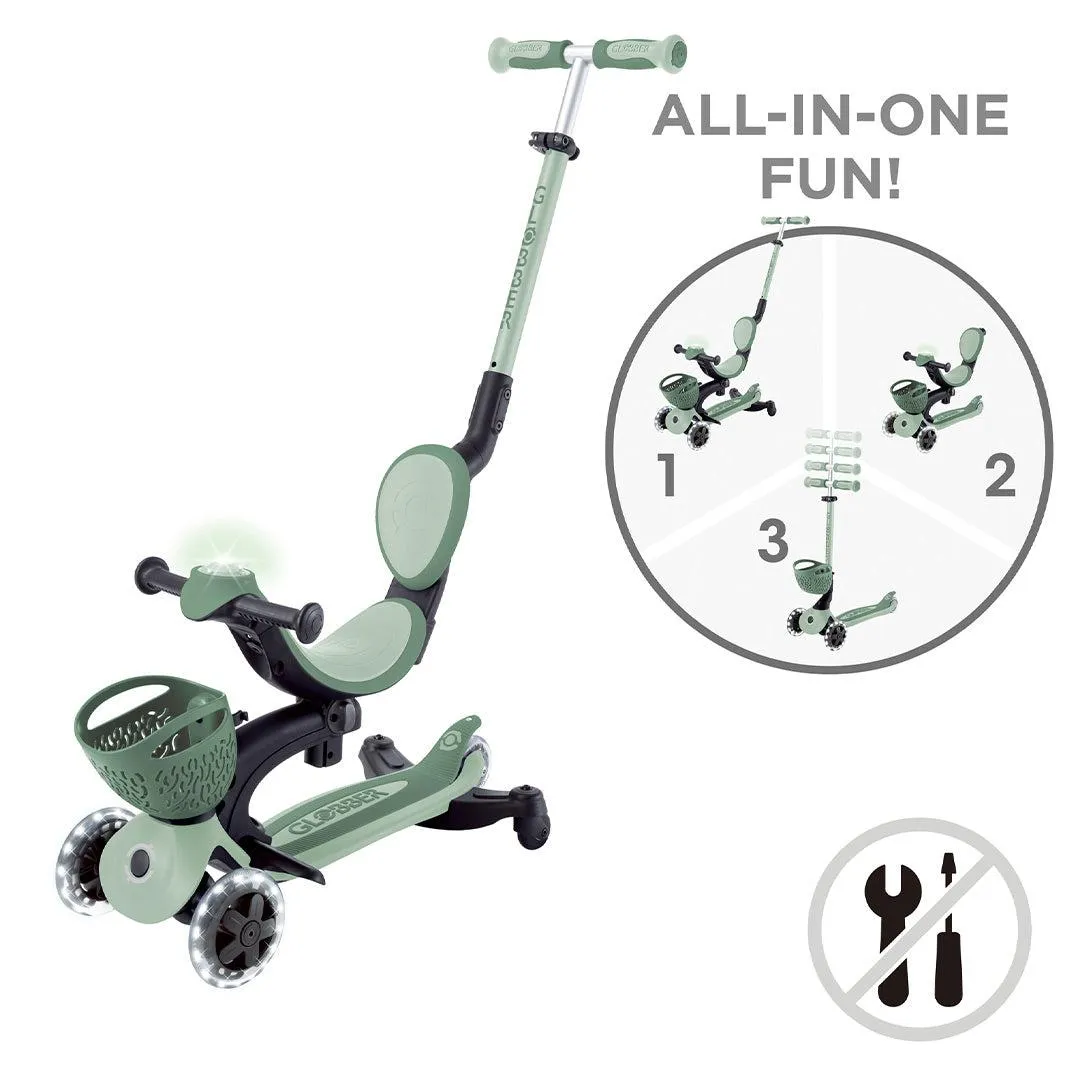 Globber Go-Up Baby 360 Lights Scooter - Sage