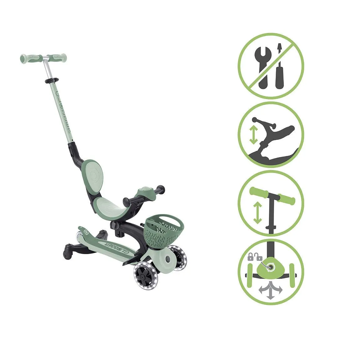 Globber Go-Up Baby 360 Lights Scooter - Sage