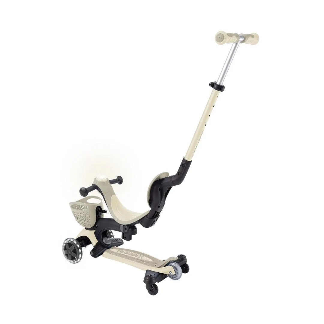 Globber Go-Up Baby 360 Lights Scooter - Taupe