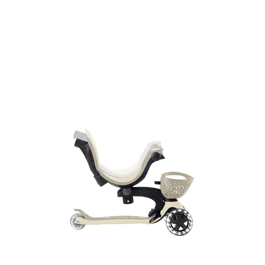Globber Go-Up Baby 360 Lights Scooter - Taupe