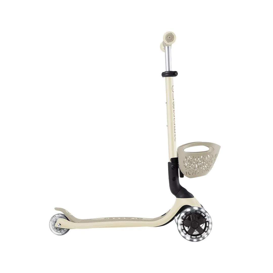 Globber Go-Up Baby 360 Lights Scooter - Taupe