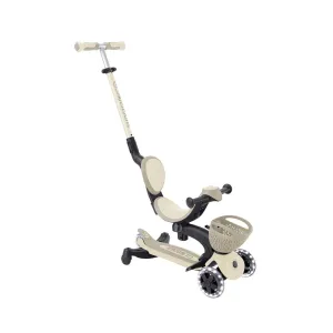 Globber Go-Up Baby 360 Lights Scooter - Taupe