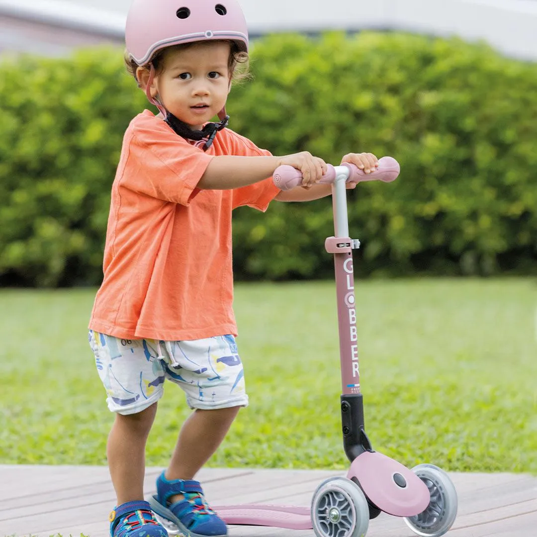 Globber Go Up Foldable Plus Eco Scooter - Berry