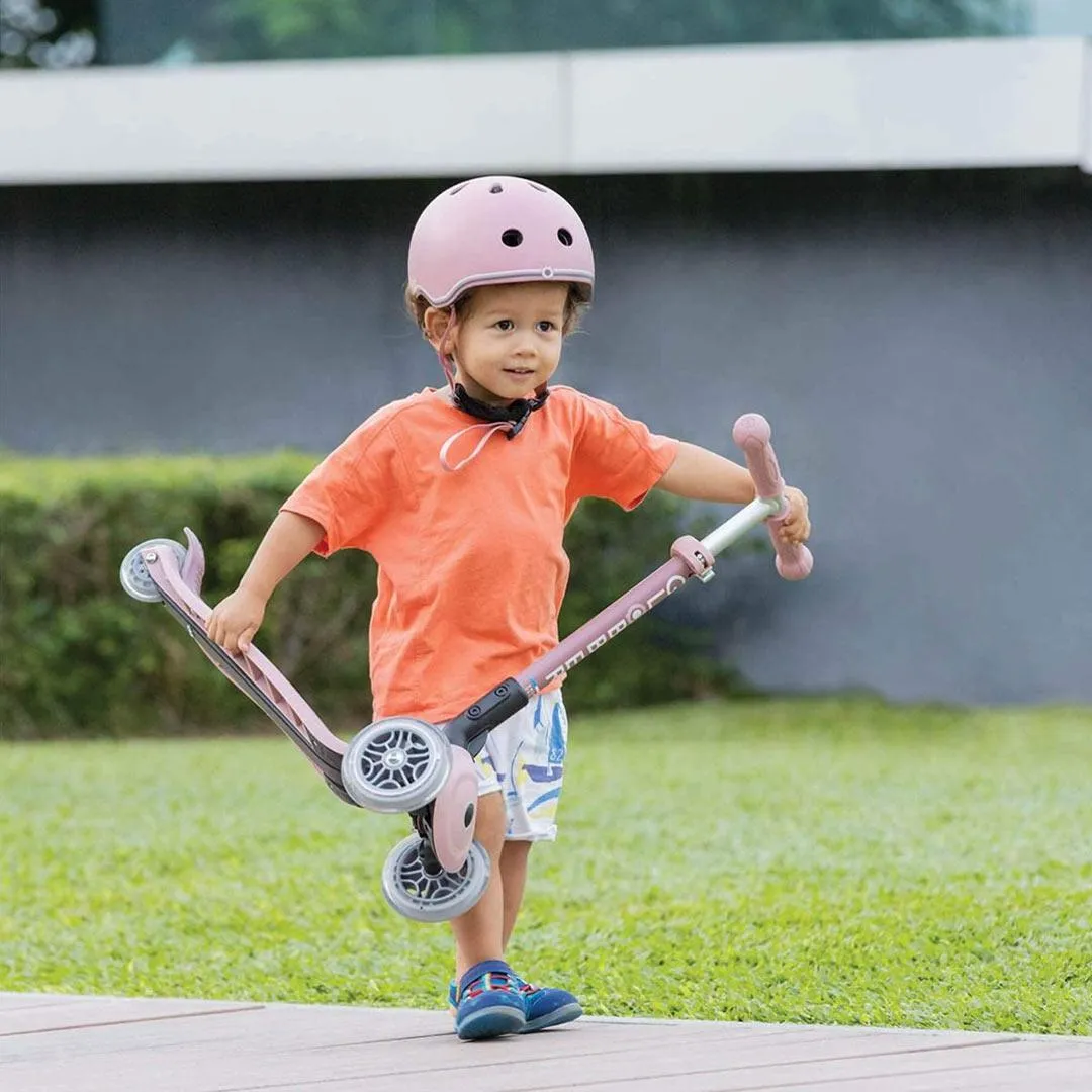 Globber Go Up Foldable Plus Eco Scooter - Berry