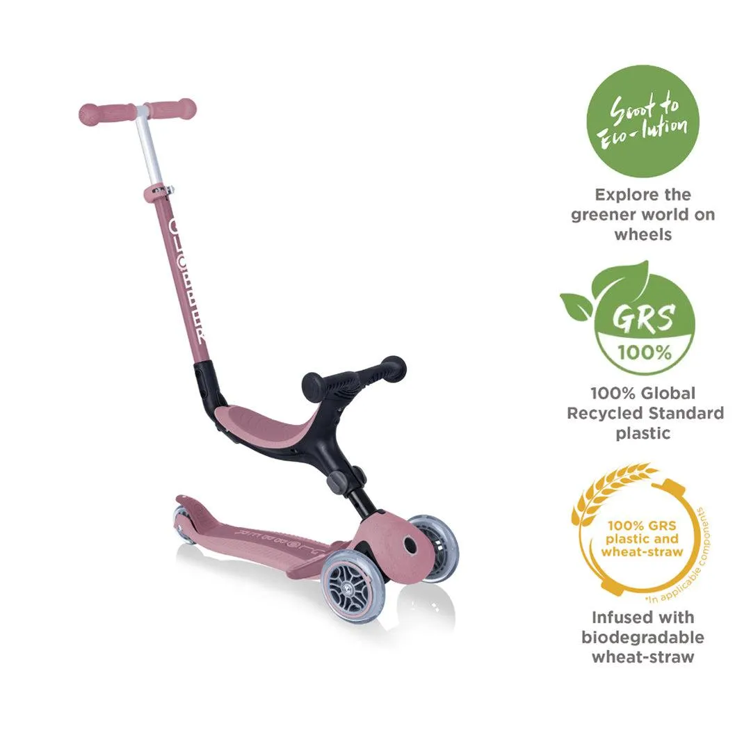Globber Go Up Foldable Plus Eco Scooter - Berry