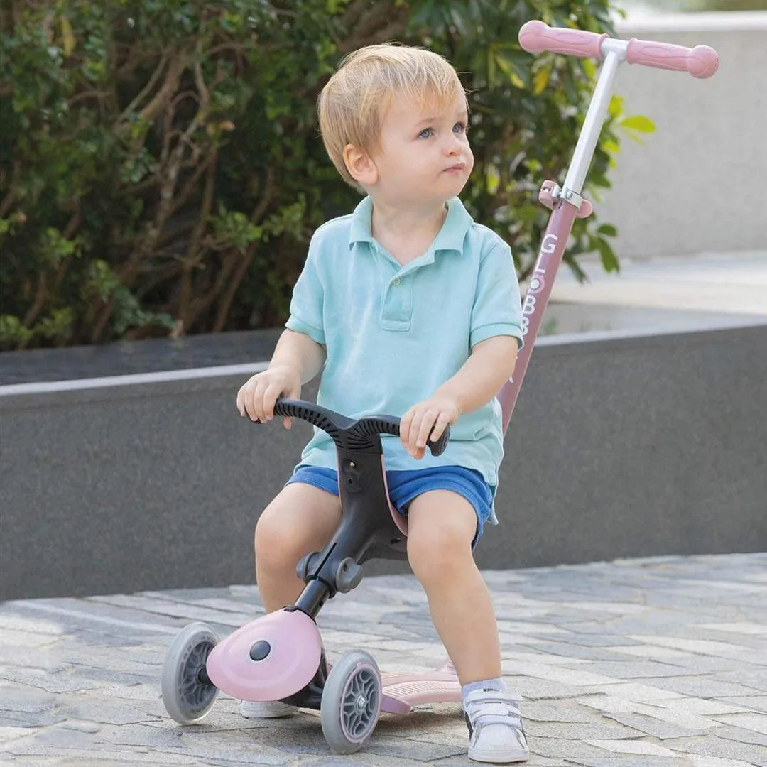 Globber Go Up Foldable Plus Eco Scooter - Berry