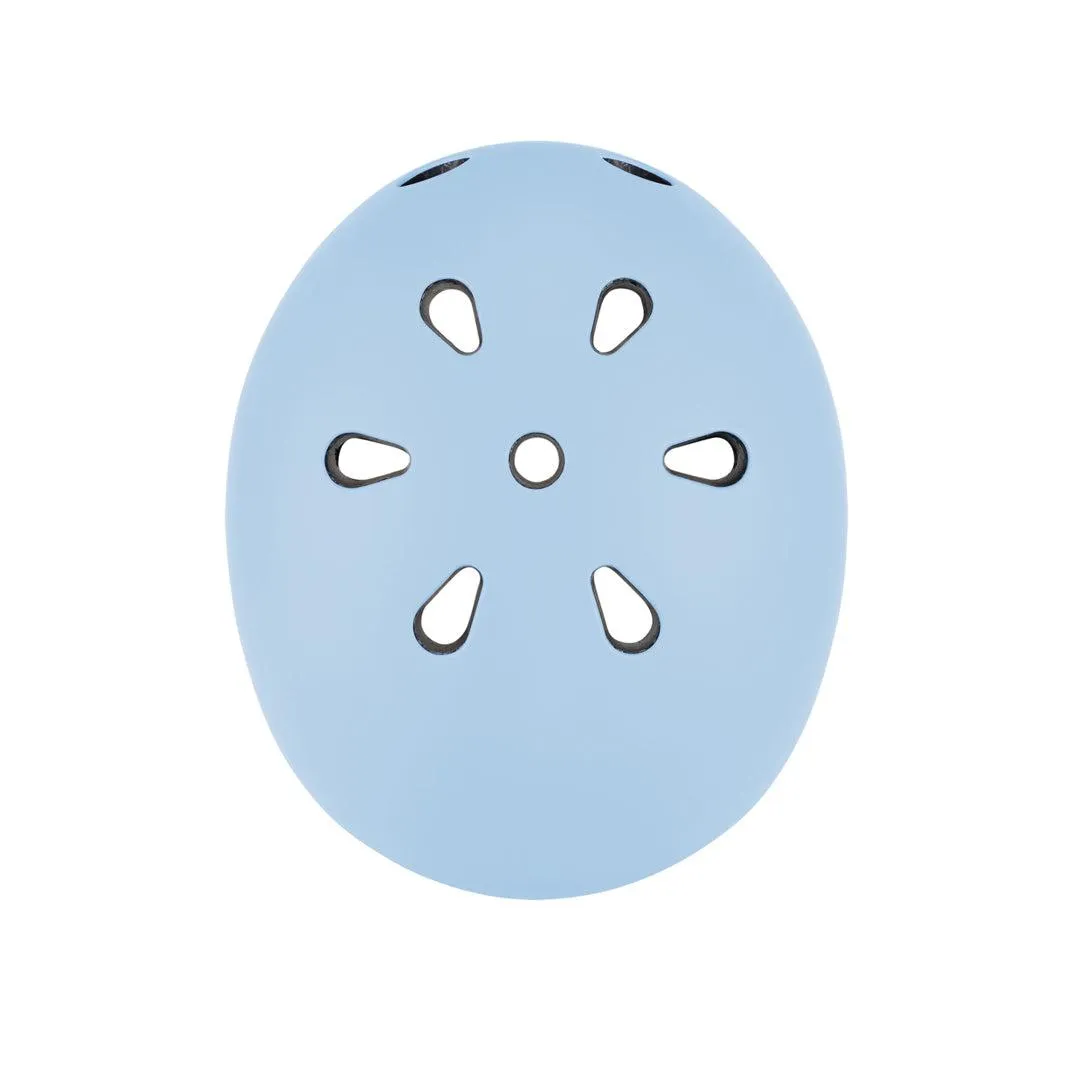 Globber Go-Up Lights Helmet - Pastel Blue
