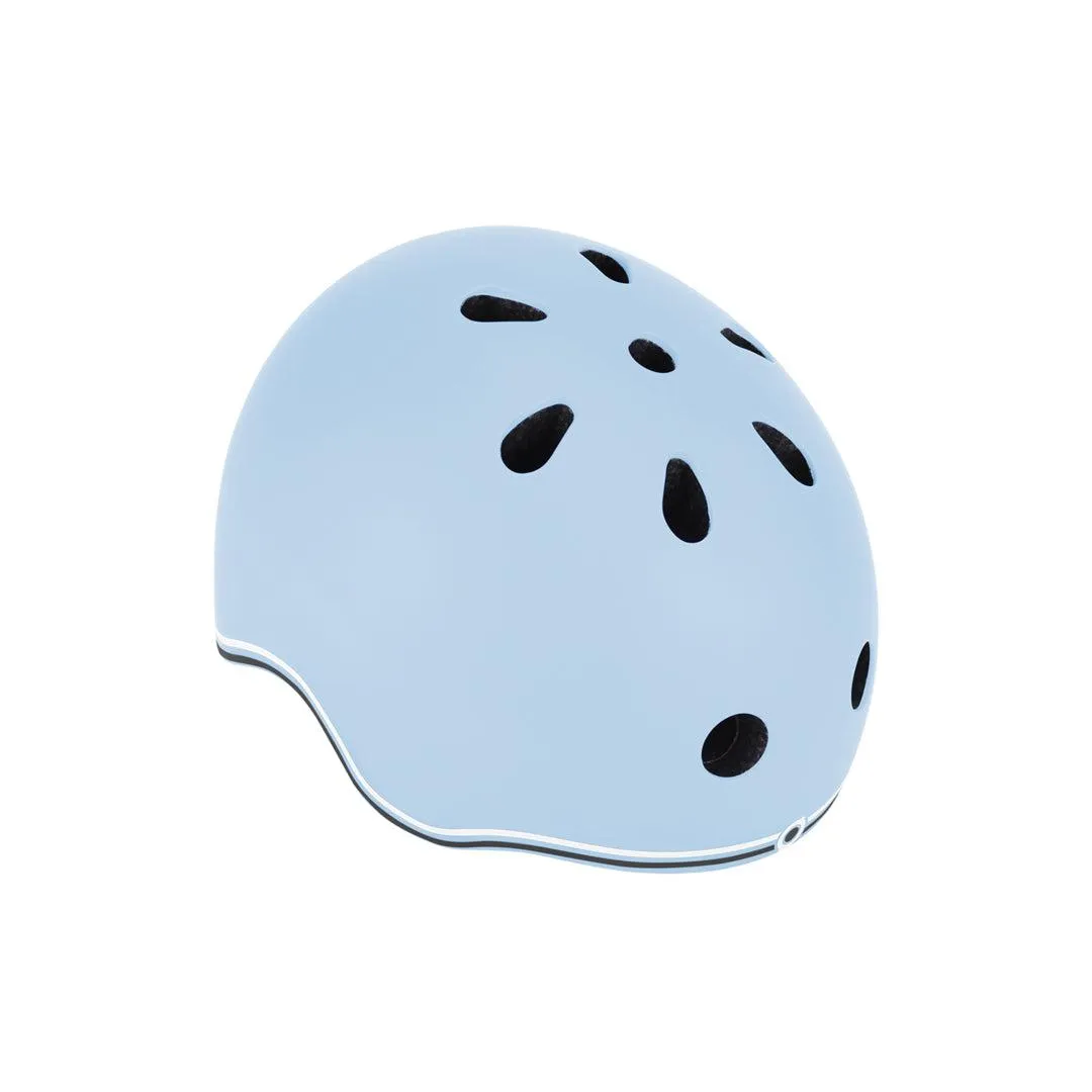 Globber Go-Up Lights Helmet - Pastel Blue