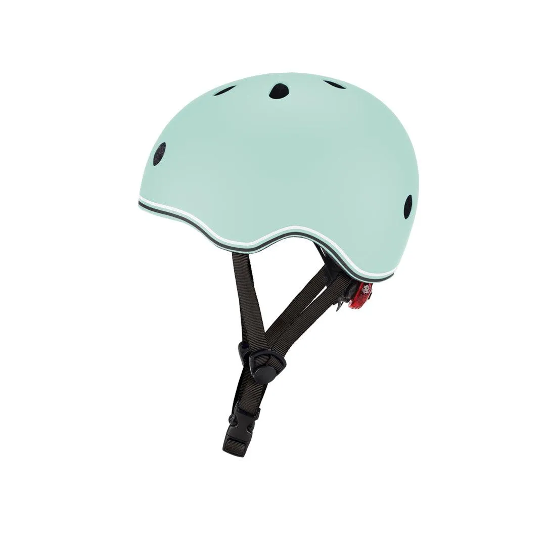 Globber Go-Up Lights Helmet - Pastel Mint