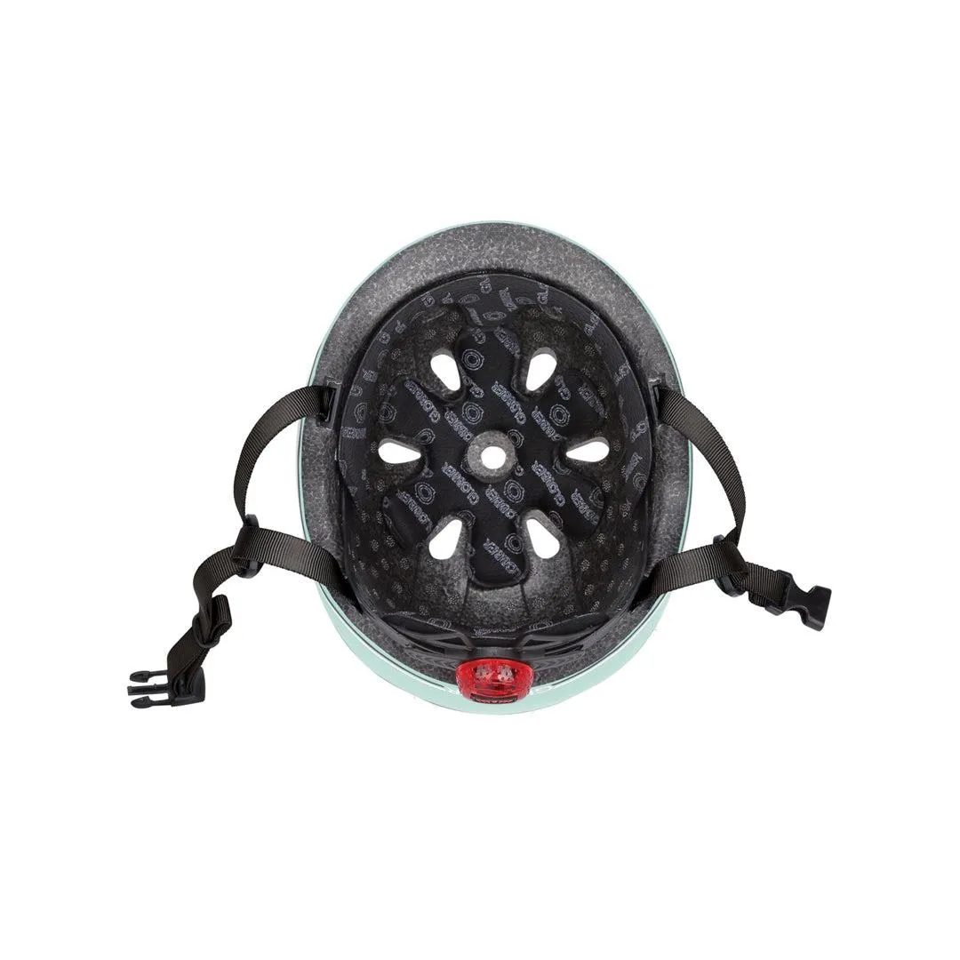 Globber Go-Up Lights Helmet - Pastel Mint