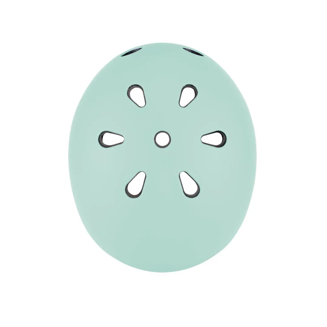 Globber Go-Up Lights Helmet - Pastel Mint