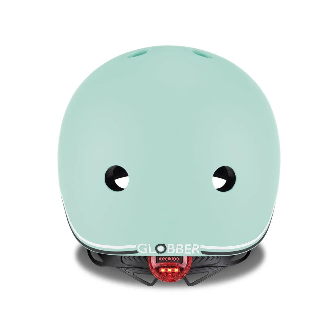 Globber Go-Up Lights Helmet - Pastel Mint