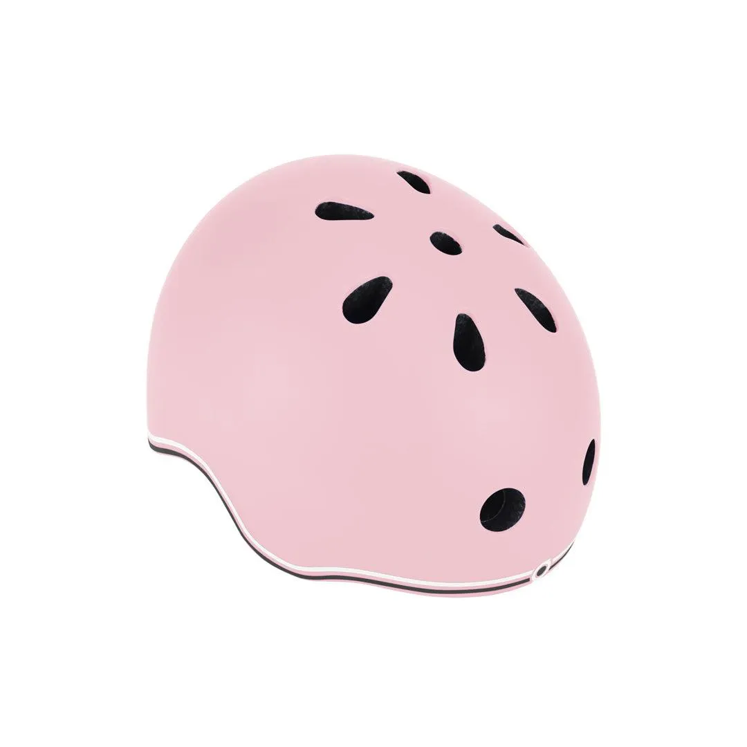 Globber Go-Up Lights Helmet - Pastel Pink