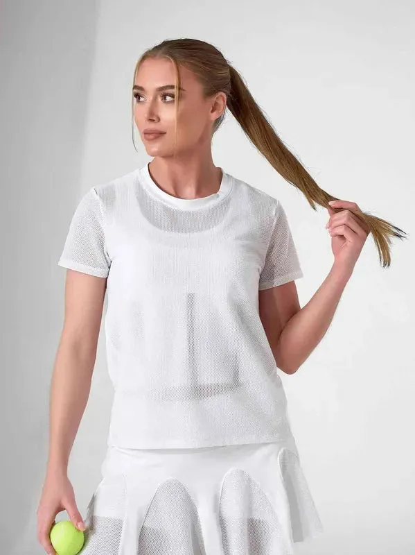 InPhorm Baila S/S Crew - White