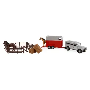 Kids Globe Land Rover & Horse